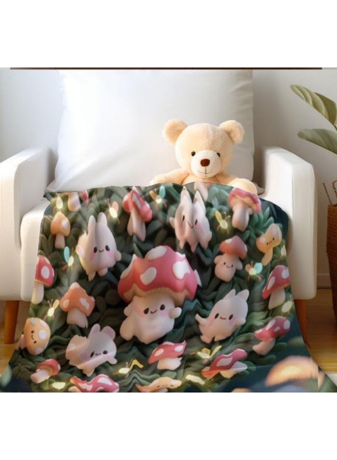 general Baby and children's cartoon flannel thin blanket (warm and comfortable, suitable for sleep, game use) 70cm*100cm - Image 3