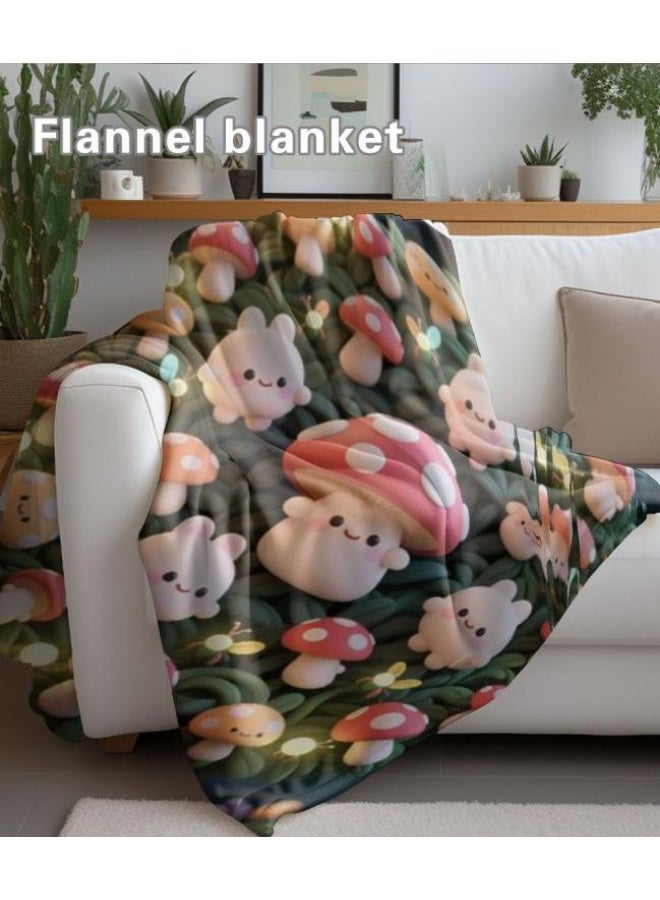 general Baby and children's cartoon flannel thin blanket (warm and comfortable, suitable for sleep, game use) 70cm*100cm - Image 1