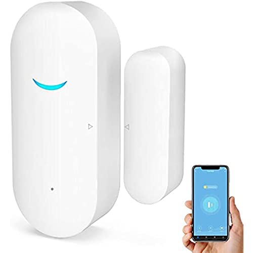 SENCKIT 4Pack Smart DoorWindow Sensor WiFi Alarm Wireless Alerts Compatible with AlexaGoogle Assistant - Image 1