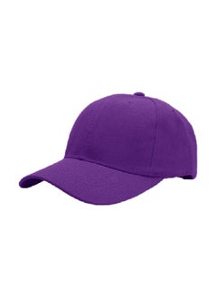Plain baseball cap, multi-use, purple color