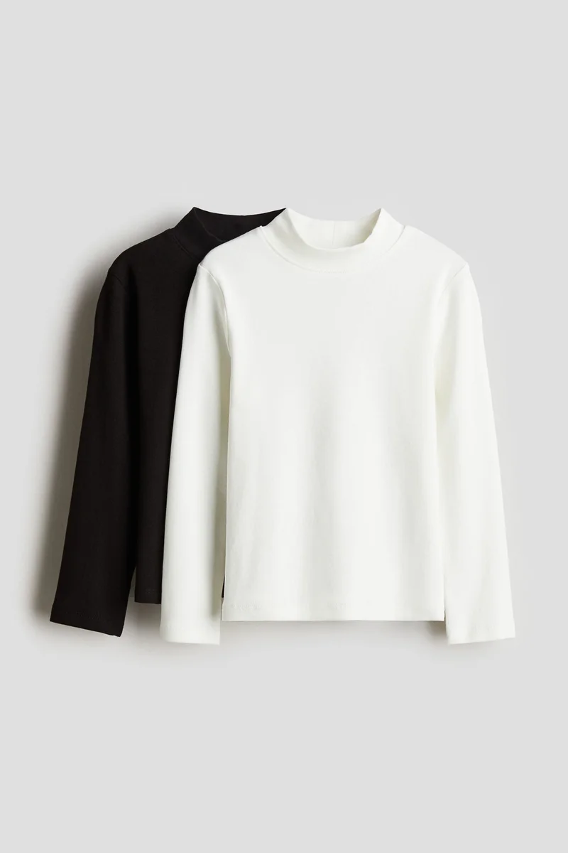 H&M 2-pack polo-neck tops