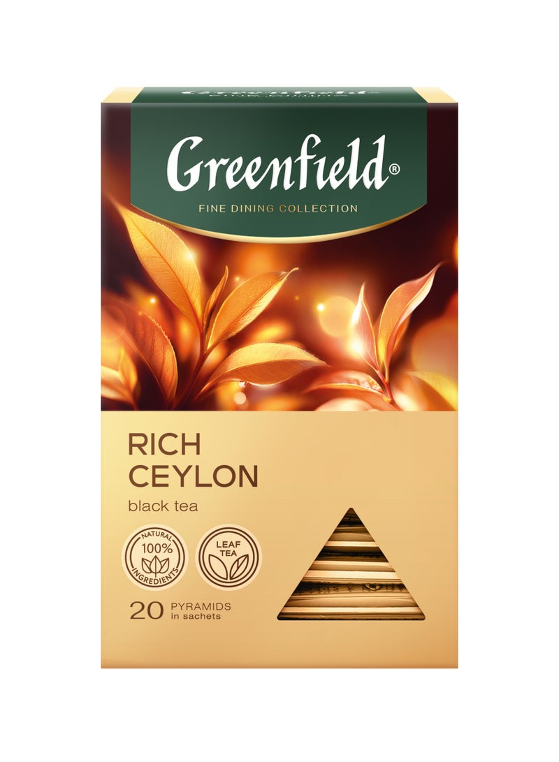 Greenfield Black tea Rich Ceylon 38gm