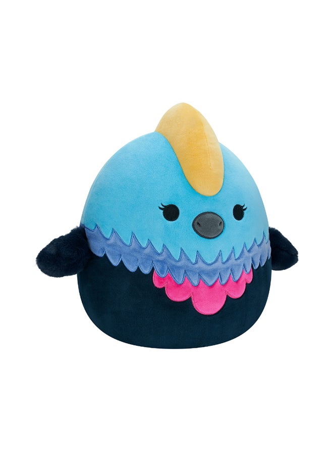Squishmallows - 12 inch Melrose Cassowary , Officially Licensed Kellytoy Plush Toy, Colorful Soft Toy, Gift for Kids, Girls & Boys Washable Squishy Stuff Toy Multicolor All Age - Image 1