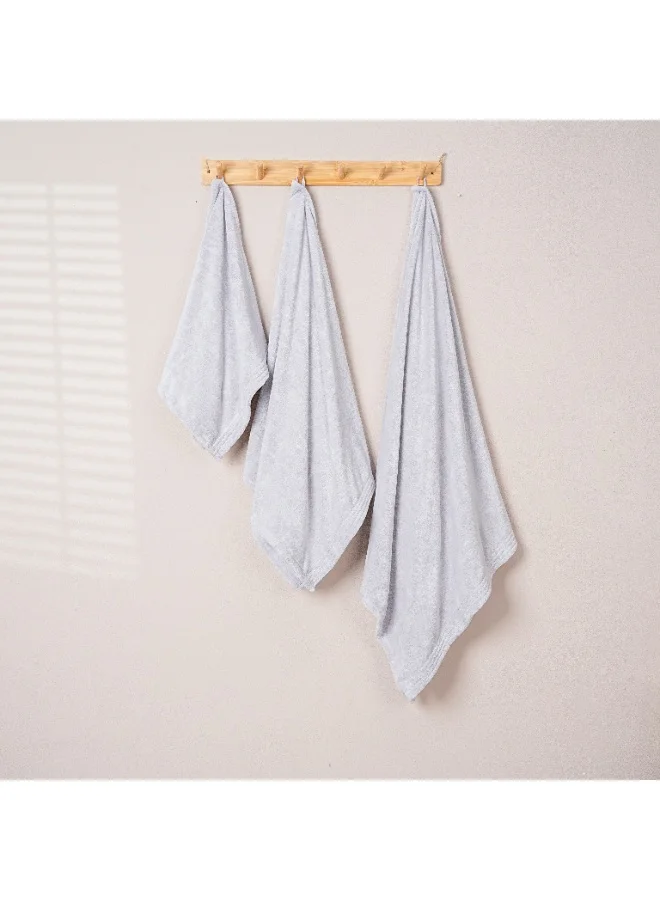 Donetella Towel Set (Pack of 3) – Microfiber 330 GSM – Ultra Soft & Highly Absorbent Quick Dry Bathroom Towel Set with Bath Sheet, Bath Towel & Hand Towel