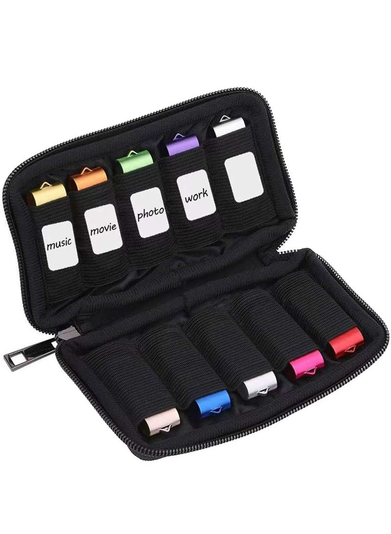 USB فلاش محرك الأقراص حامل كيس تخزين الإلكترونيات الإكسسوارات منظم عصا الذاكرة - Image 1