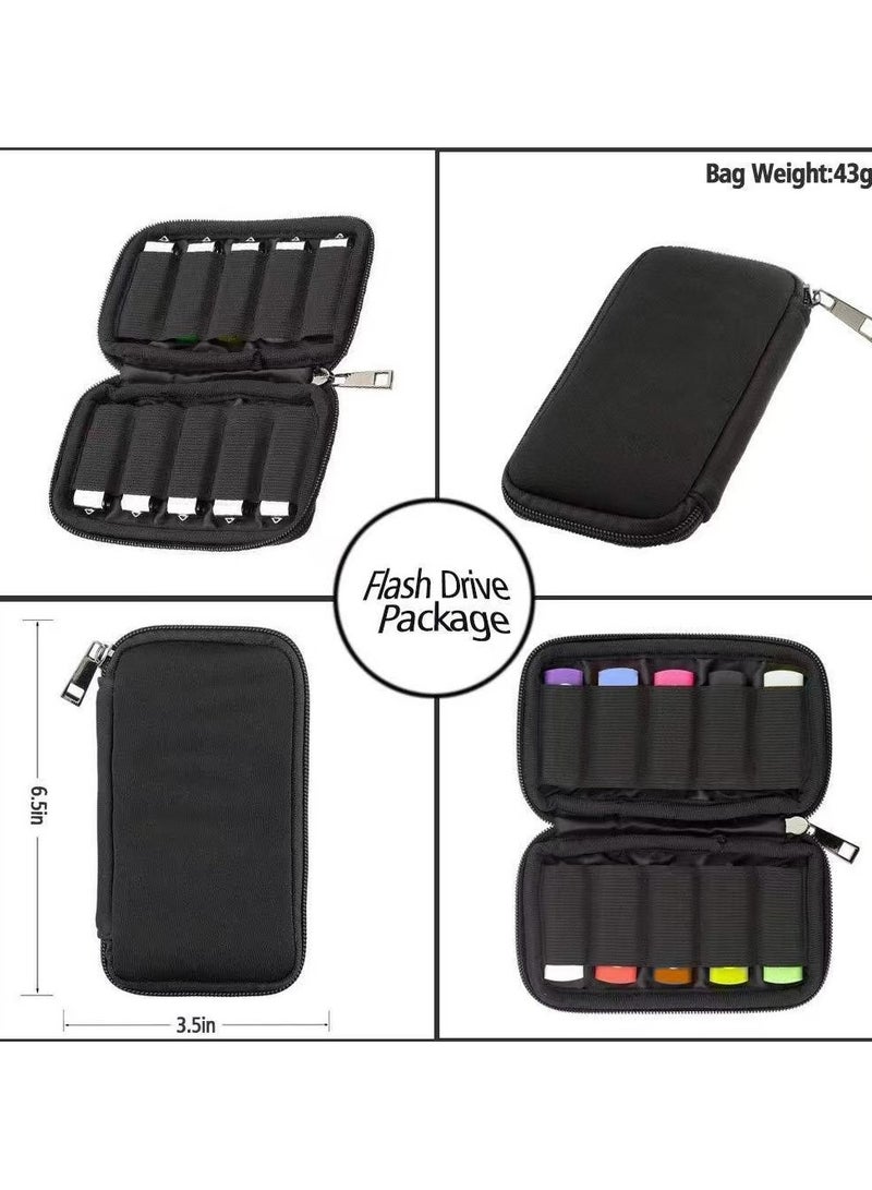 USB فلاش محرك الأقراص حامل كيس تخزين الإلكترونيات الإكسسوارات منظم عصا الذاكرة - Image 4