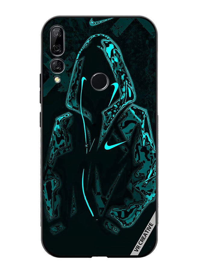 VR CREATIVE Protective Case Cover For Huawei Y9 Prime 2019 Mask Guy In Green Jacket Design Multicolour - Image 1