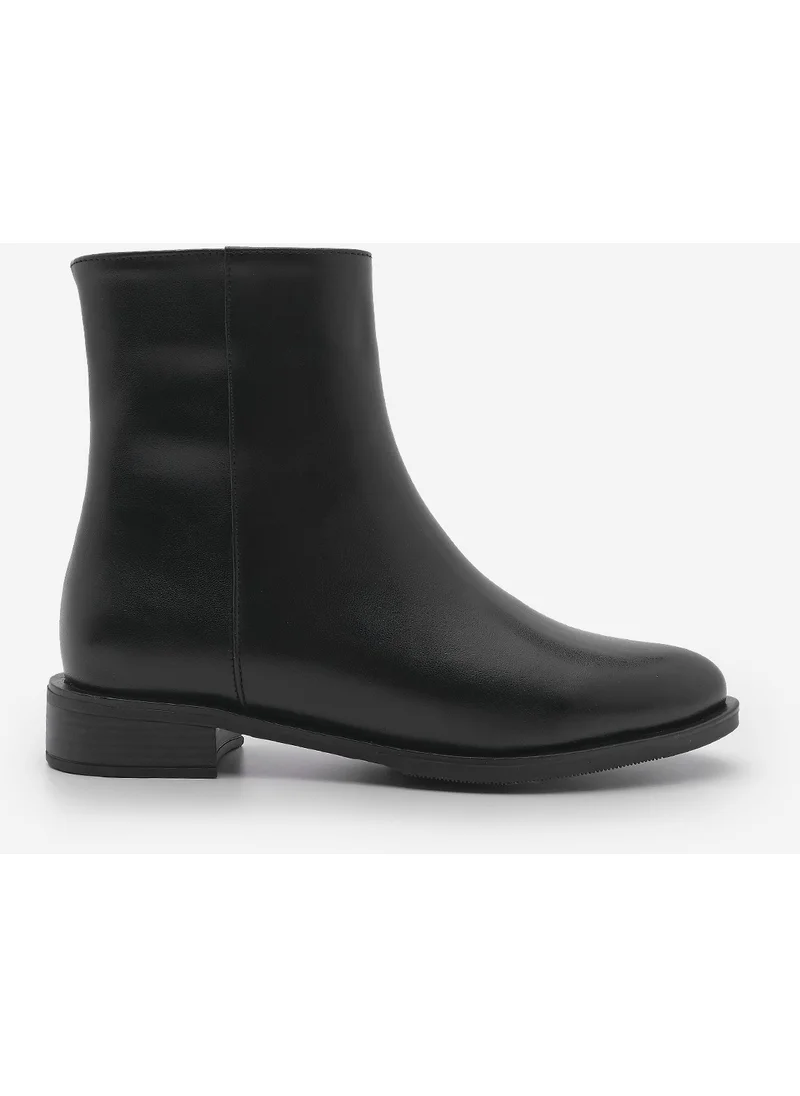 MARJIN Women's Zippered Casual Boots Longa