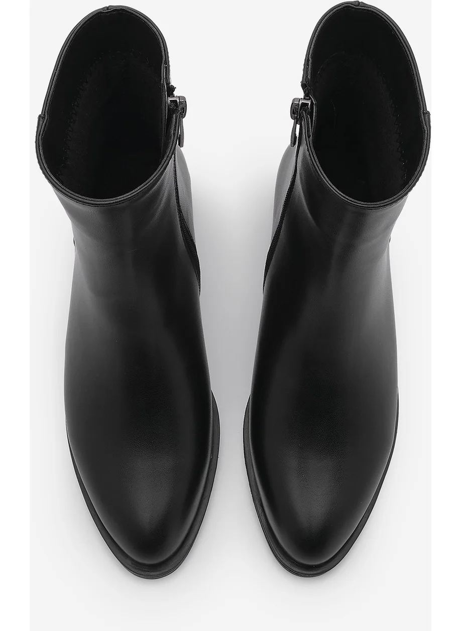 MARJIN Women's Zippered Casual Boots Longa