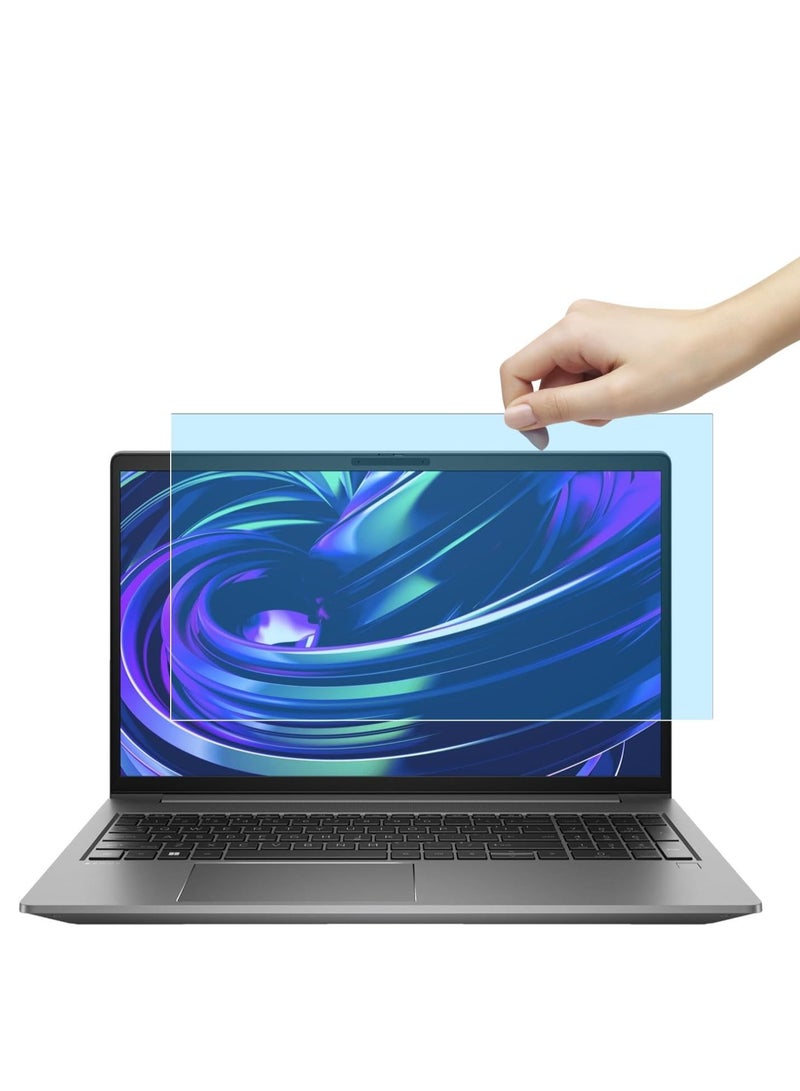 (1Pack) 15.6 inch Screen Protector Anti-Glare Blue Light Filter, Eye Protection Blue Light Blocking Anti Glare Computer Screen Cover for 15.6" with 16:9 Aspect Ratio Laptop(Size Not Include The Bezel)  - Image 1