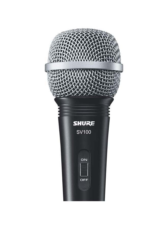 Shure SV100, Cardioid Dynamic Handheld Vocal Microphone, Wide Frequency Response, Versatile, For Podcast & Live Streaming, Black SV100-W Black - Image 2