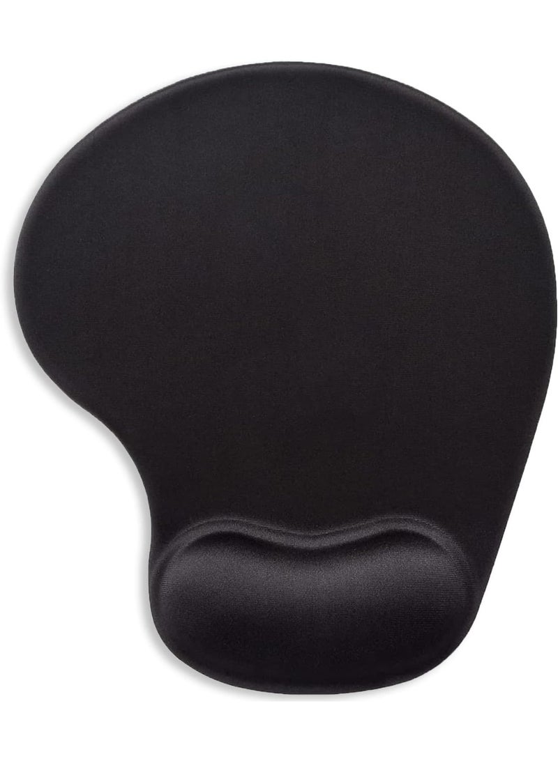 Mouse pad with Gel  foam Cushion - Ergonomic Mouse pad with Wrist Rest - Non-Slip & Waterproof - Mouse Mat with Wrist Pad, Hand Rest Gel Pad Mouse, Keyboard, Computer - Image 1