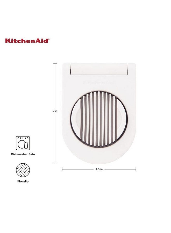 KitchenAid Classic Egg Slicer with Stainless Steel Wires, 9 Inch, White - Image 3