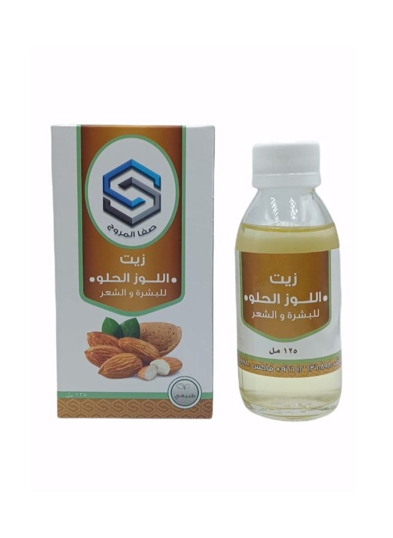Natural Sweet Almonds Oil125ML  - Image 1
