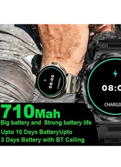 AROAQ HD Smart Watch for Men with Bluetooth Call Feature 1.85 Inch Screen and Big Battery  - Image 3
