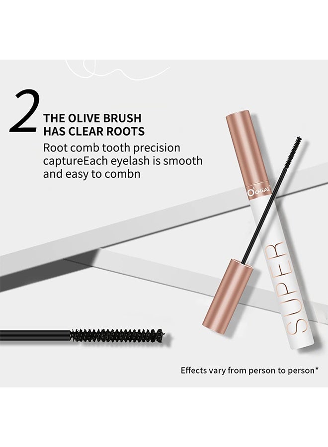 OCHEAL Thick And Curling Mascara ,Volume and Length, Waterproof Black Natural Thrive Mascara Liquid Lash Extensions Eye Makeup, Defining, Curling, Long Lasting, Smudge Proof, Hypoallergenic Eyelashes Cosmetics - Image 5