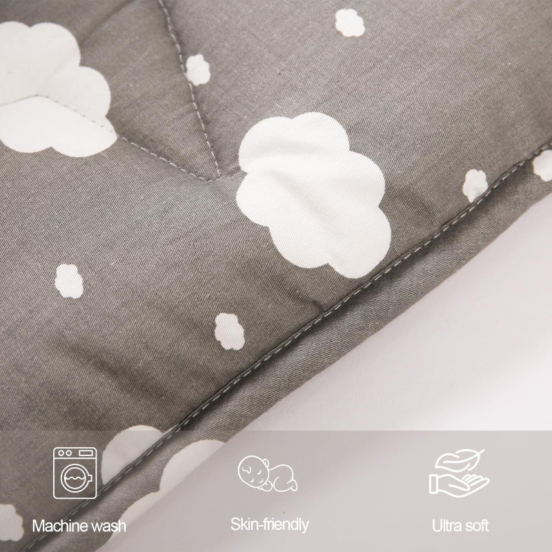 NapCure Hexagon Baby Play Mat for Floor,51"Ã—59" Thicken Ultra Soft Playmat, Washable 6 Panel Playpen Mat Non-Slip Crawling Mat for Babies Floor Tummy time(Cloud) - Image 5