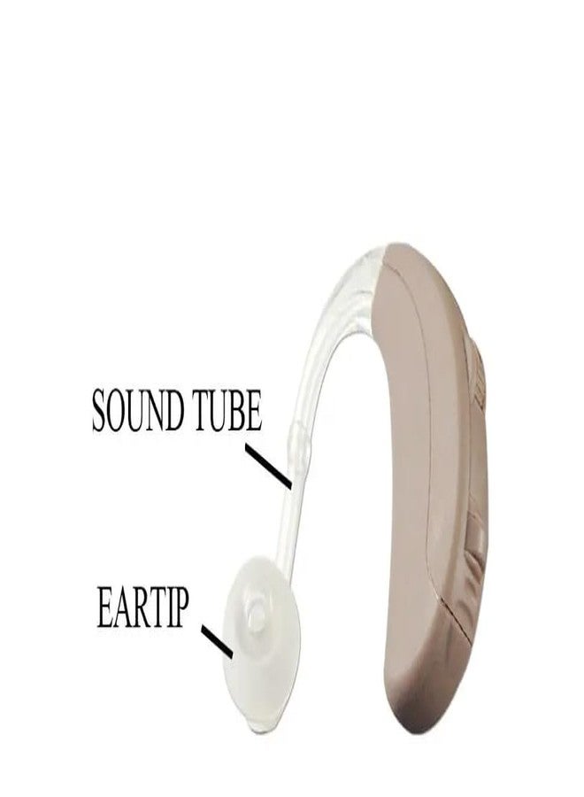 أف سي أس أغطية أذن سيليكونية لأجهزة السمع من FCS، بديل لأغطية الأذن لأجهزة السمع الجيبية (6 قطع، كبيرة - 14 مم) - Image 3