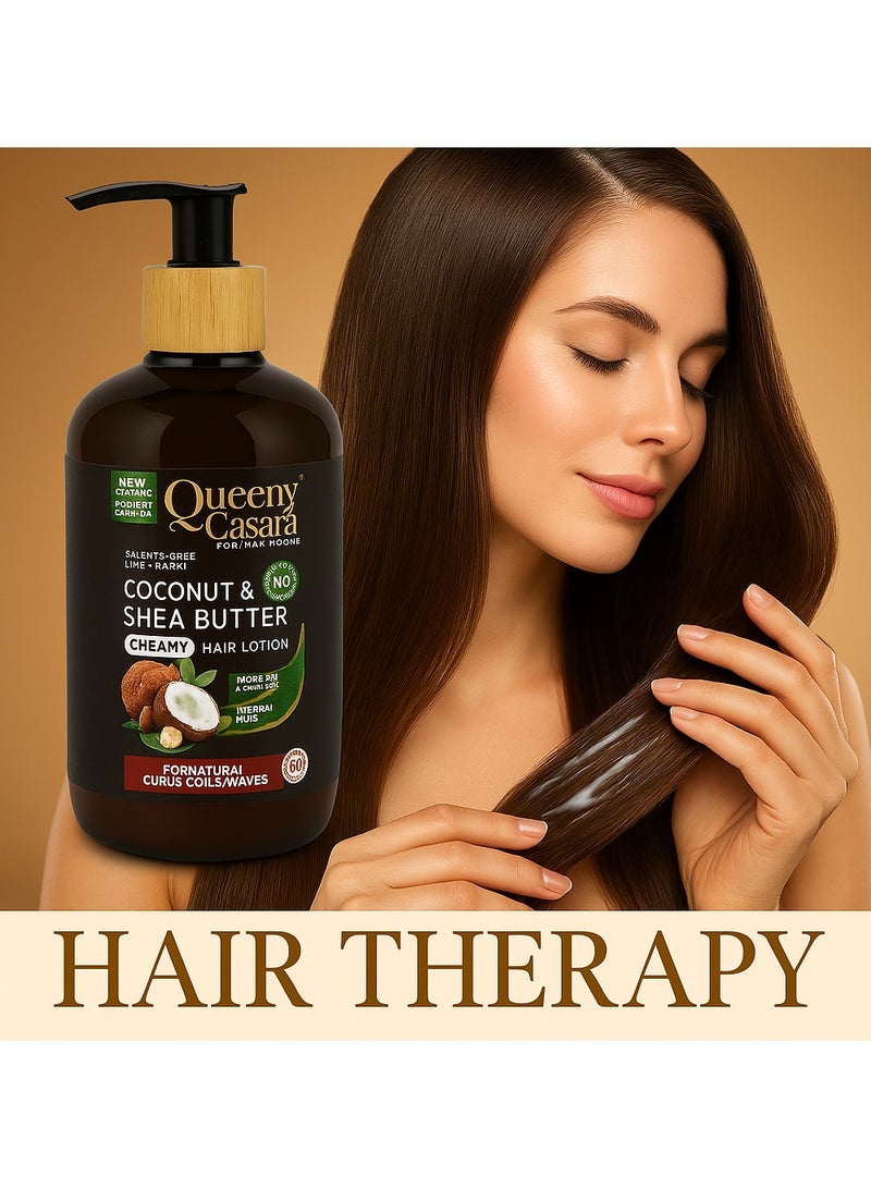 Queeny Cazara لوسيون شعر كوينى كازارا الكريمي - 350 مل - Image 2