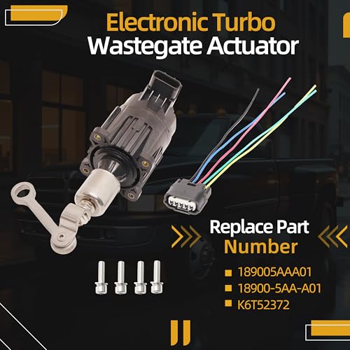 JAVOUKA Electronic Turbo Wastegate Actuator Turbocharger Solenoid Valve + Actuator Connector Plug Harness (5-Way), Compatible with Honda Civic 1.5L 2016-2019, OE# K6T52372 189005AAA01 - Image 3