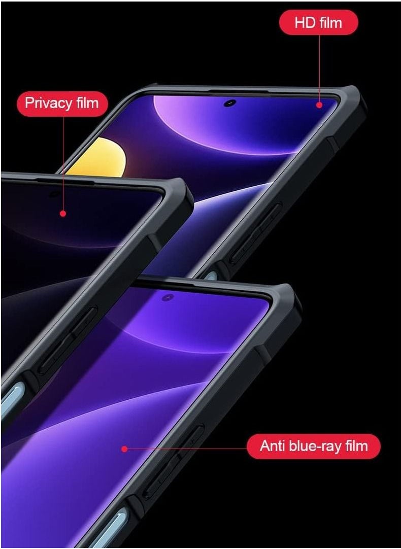 Generic - Compatible with Xiaomi Poco F5 Case Airbags Shockproof Shell Back Transparent TPU+PC Case For Poco F5 - Image 1