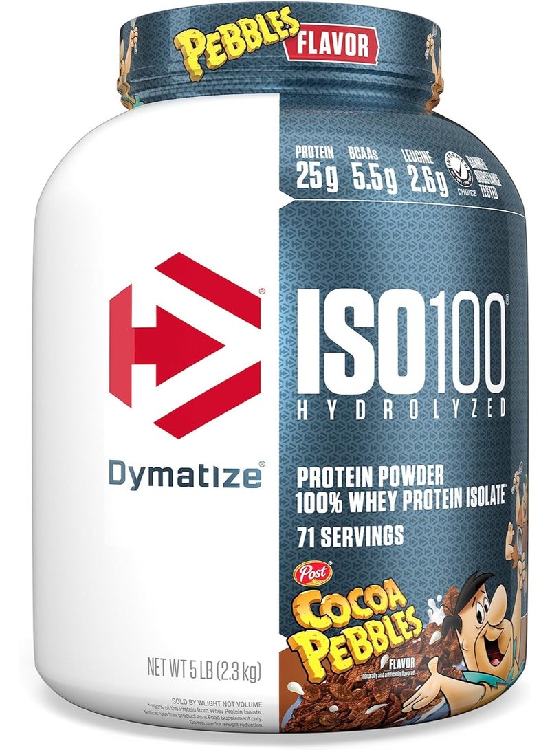 ديماتيز Dymatize ISO 100 Hydrolyzed, Cocoa Pebbles Flavor, 2.3 Kg - Image 1