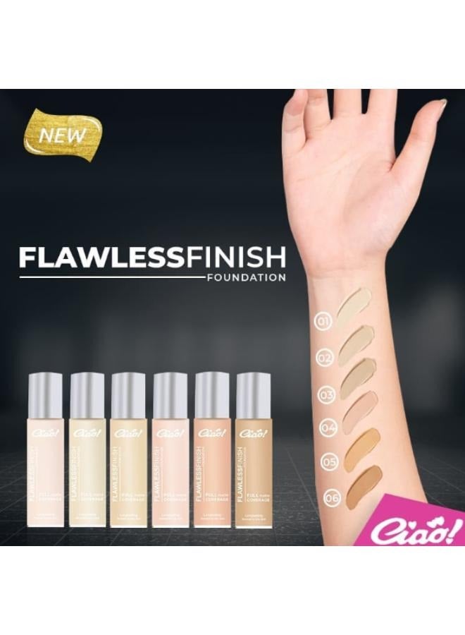 تشاو كريم أساس سائل مطفي بتغطية كاملة رقم.4 - Image 3