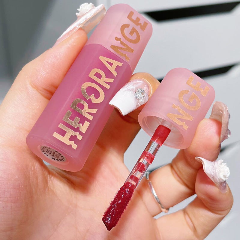 Herorange Mirror Lip Glaze – Long-Lasting Hydrating Gloss for All Skin Types - Image 2