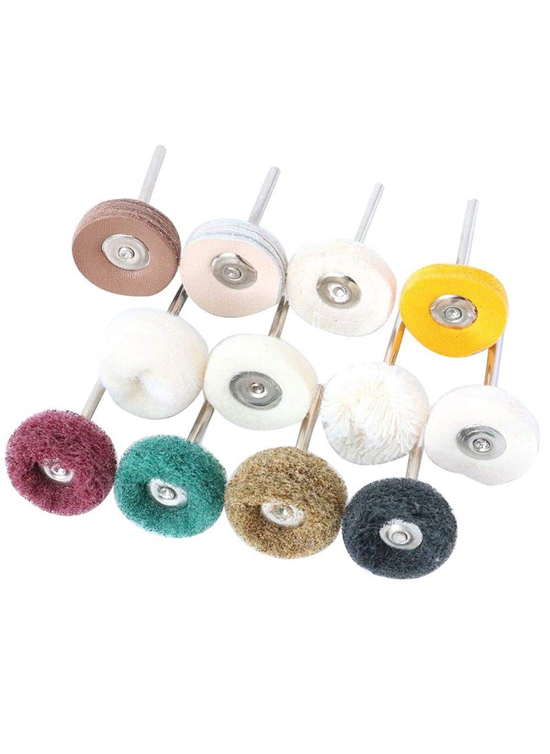 DIY Crafts DIY Crafts CTDIYHI33589 1 Wool Felt Grinding Sanding Head Abrasive Buffing Wheels 2353mm Shank Cotton Thread Polishing Mini Bristle  - Image 1
