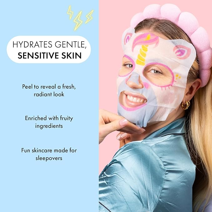 7th Heaven قناع وجه يونيكورن من 7th Heaven مع أكاي ورمان لتهدئة وتغذية البشرة 1 قطعة عبوة من 1 - Image 3