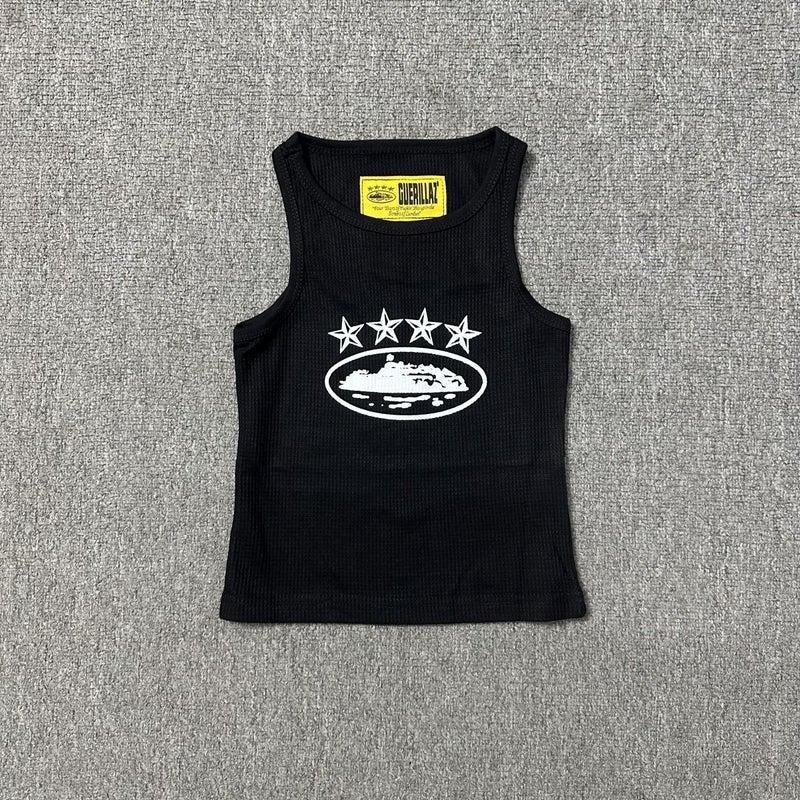 Corteiz Demon Island Basic Printed Vest Street Beauty Trendy Sports And Leisure Men'S And Women'S Tops - Image 1
