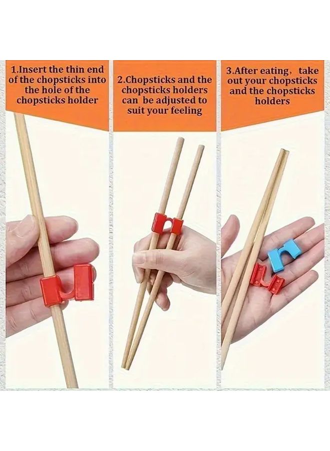 Non Slip Reusable Chopstick Holder For Beginners Dishwasher Safe Model Random Four - Image 5