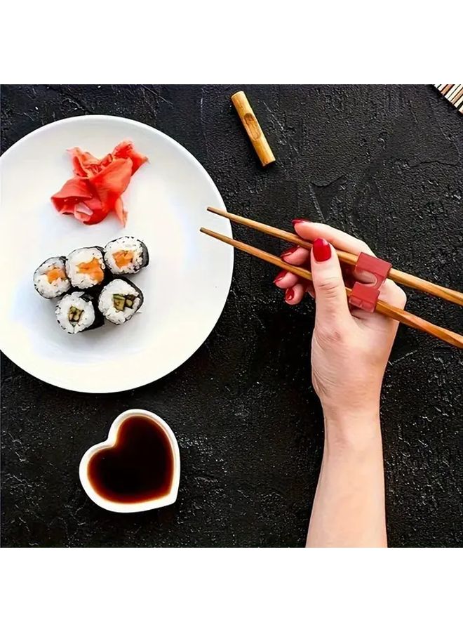 Non Slip Reusable Chopstick Holder For Beginners Dishwasher Safe Model Random Four - Image 4