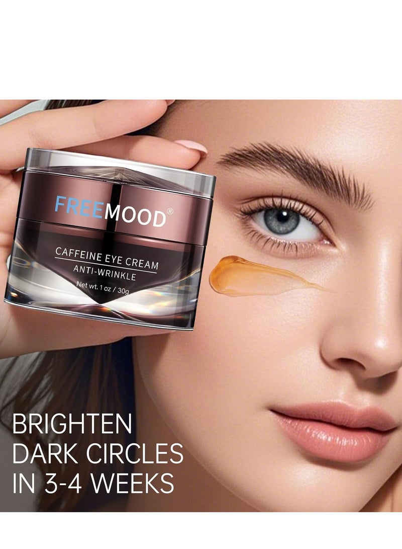 Ole Henriksen FREEMOOD Eye Cream for Dark Circles,Anti-Aging Under Eye Cream with Caffeine,Hyaluronic Acid to Fight Fine Lines,Hydrating Eye Care Serum,1 fl.oz - Image 3