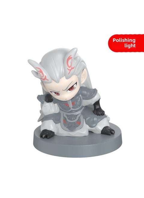 The National Version Of Ao Guang Nao Cha's Devil Boy Nao Hai Ao Bing Nao Cha 2 Series Taiyi Real Man Blind Box Enchment Beast Hand-held-Color:★ [hidden Model-ao Guang] Unboxing And Confirmation-Specification:About 6cm High