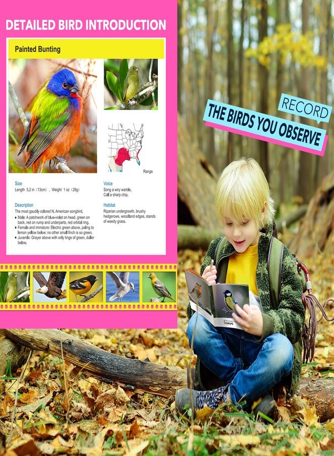 LET'S GO! Toys for 3-7 Year Old Girls: LET'S GO! Binoculars for Kids Bird Watching|Camping|Hiking 3 4 5 6 7 8 Year Old Girl Boy Birthday Gifts Outdoor Toy for Kid Ages 4-6 Toddler Gift Stuffers - Image 4