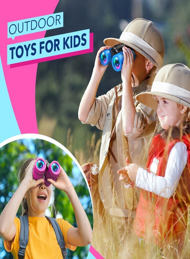 LET'S GO! Toys for 3-7 Year Old Girls: LET'S GO! Binoculars for Kids Bird Watching|Camping|Hiking 3 4 5 6 7 8 Year Old Girl Boy Birthday Gifts Outdoor Toy for Kid Ages 4-6 Toddler Gift Stuffers - Image 3