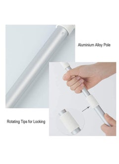 Excefore Floor Squeegee, Floor Wiper Household Magic Broom, Hair Wiper, Rubber Blade, Tile Shower Floor Wiper, for Bathroom, with 45" Extension Long Handle  - Image 4