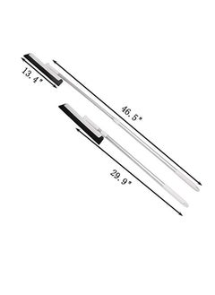 Excefore Floor Squeegee, Floor Wiper Household Magic Broom, Hair Wiper, Rubber Blade, Tile Shower Floor Wiper, for Bathroom, with 45" Extension Long Handle  - Image 2