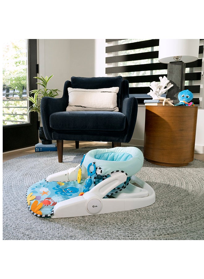 Baby Einstein - Sea of Support 2-in-1 Sit-Up Floor Seat with Removable Tray and Toys - Image 1