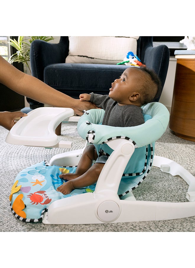 Baby Einstein - Sea of Support 2-in-1 Sit-Up Floor Seat with Removable Tray and Toys - Image 1
