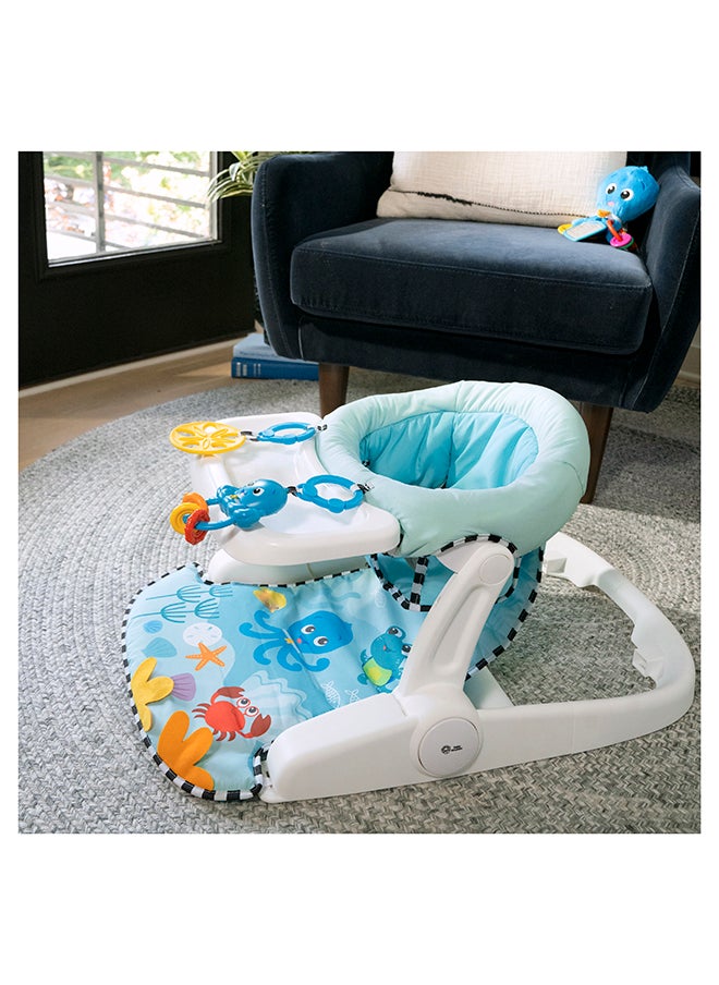 Baby Einstein - Sea of Support 2-in-1 Sit-Up Floor Seat with Removable Tray and Toys - Image 1