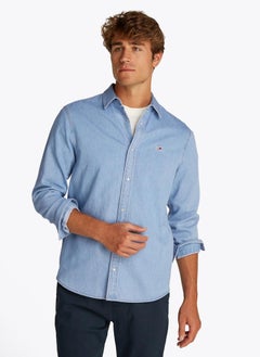 TOMMY JEANS Regular Fit Long Sleeve Denim Shirt  - Image 1