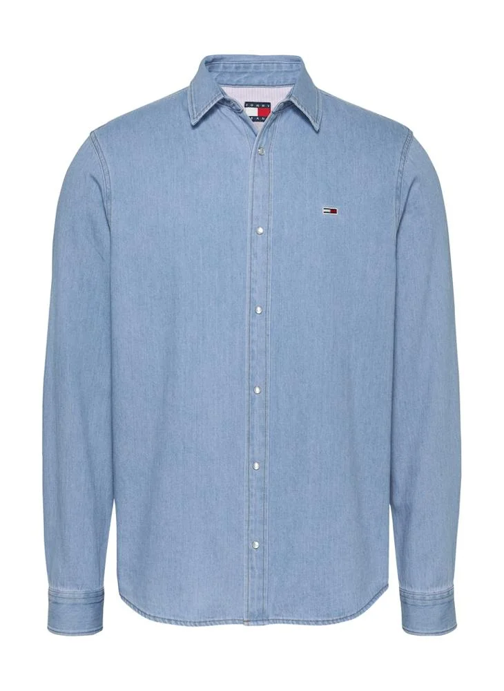 TOMMY JEANS Regular Fit Long Sleeve Denim Shirt