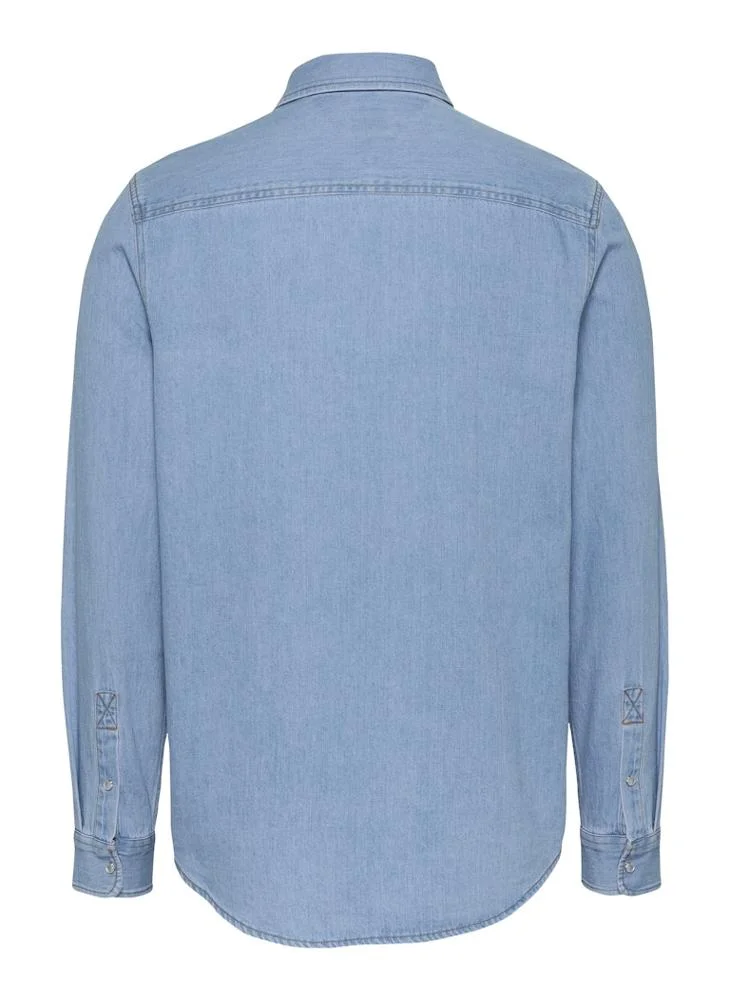 TOMMY JEANS Regular Fit Long Sleeve Denim Shirt