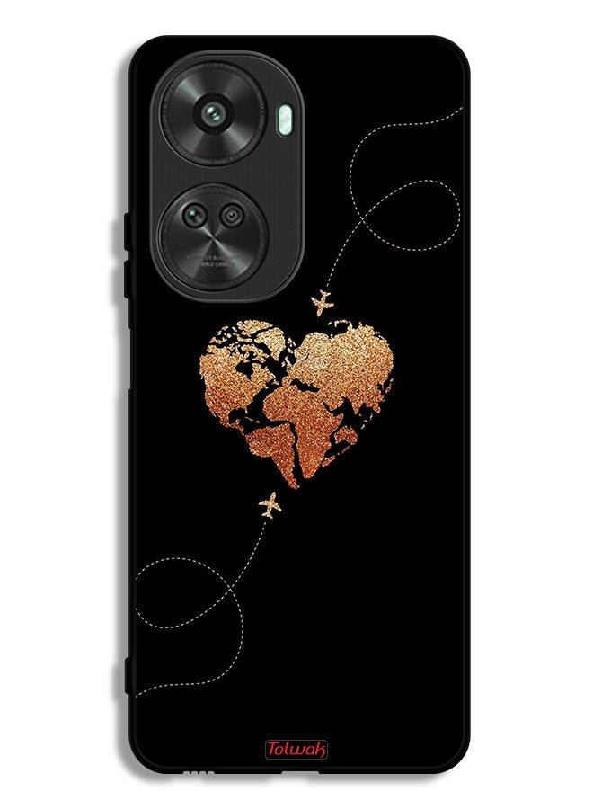 Tolwak Huawei nova 11 SE Protective Case Cover Airplanes Touching Heart - Image 1