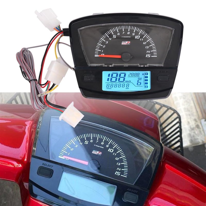 DEMULAX Universal Digital Electric Motorcycle Speedometer - Image 4