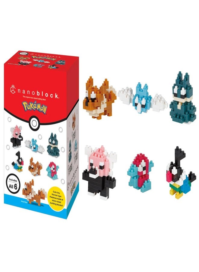 nanoblock - Pokémon - Type Normal Set 1 (Blind Box Complete Set), mininano Series Building Kit - Image 1