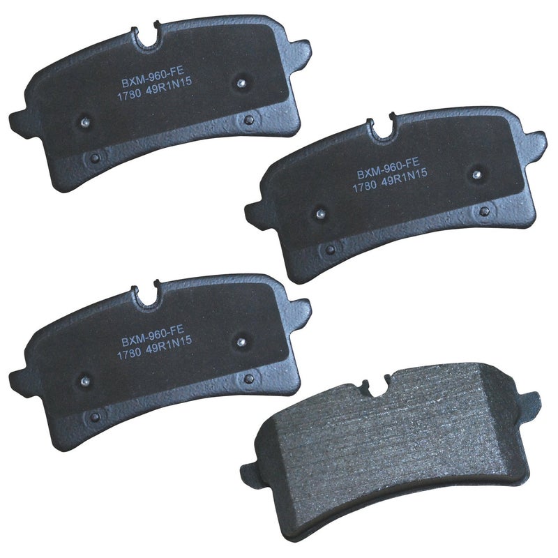 Bendix Premium SBM1780 Semi-Metallic Rear Brake Pads for Porsche Macan 2018-2016 - Image 2