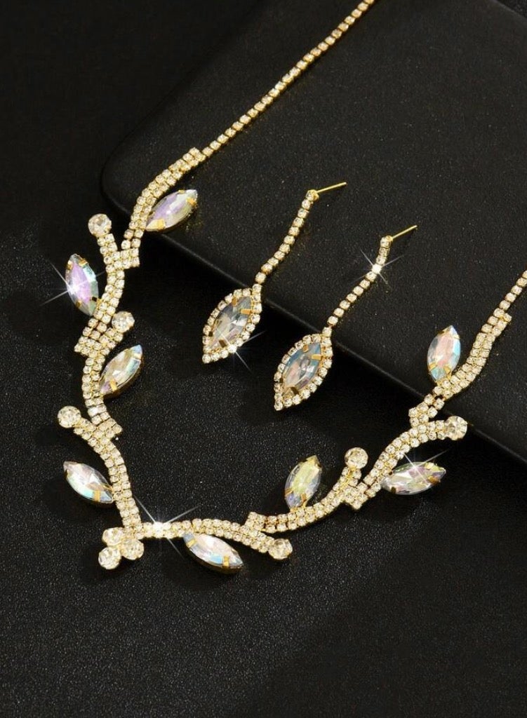 JewelryPalace 2 Pcs Zirconia Jewelry Set For Women, Necklace And Earrings Set, Elegant Occasion Accessories - Image 5